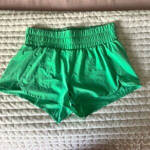Green Athletic Shorts size Medium